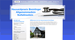 Desktop Screenshot of mein-arzt-ist.net